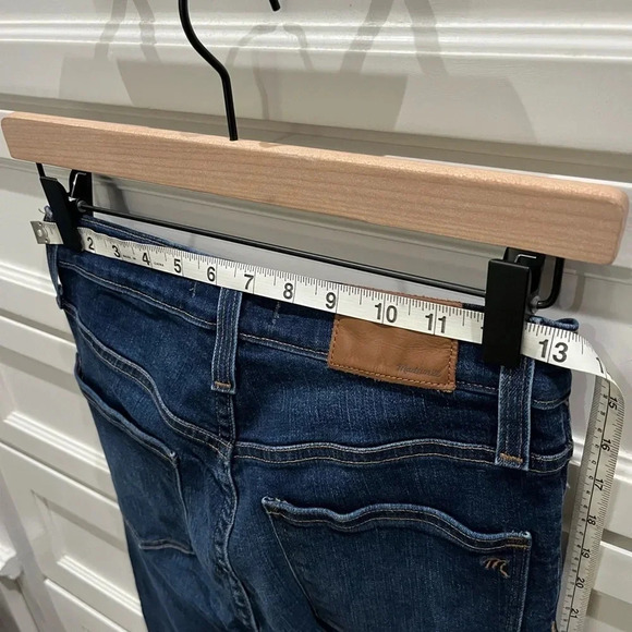 Madewell 9” Mid-rise skinny‎ jeans dark wash 26 - Picture 10 of 11